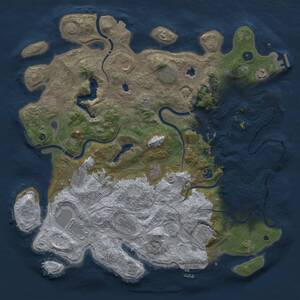Thumbnail Rust Map: Procedural Map, Size: 4500, Seed: 118777289, 16 Monuments