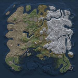 Thumbnail Rust Map: Procedural Map, Size: 4250, Seed: 804677552, 15 Monuments