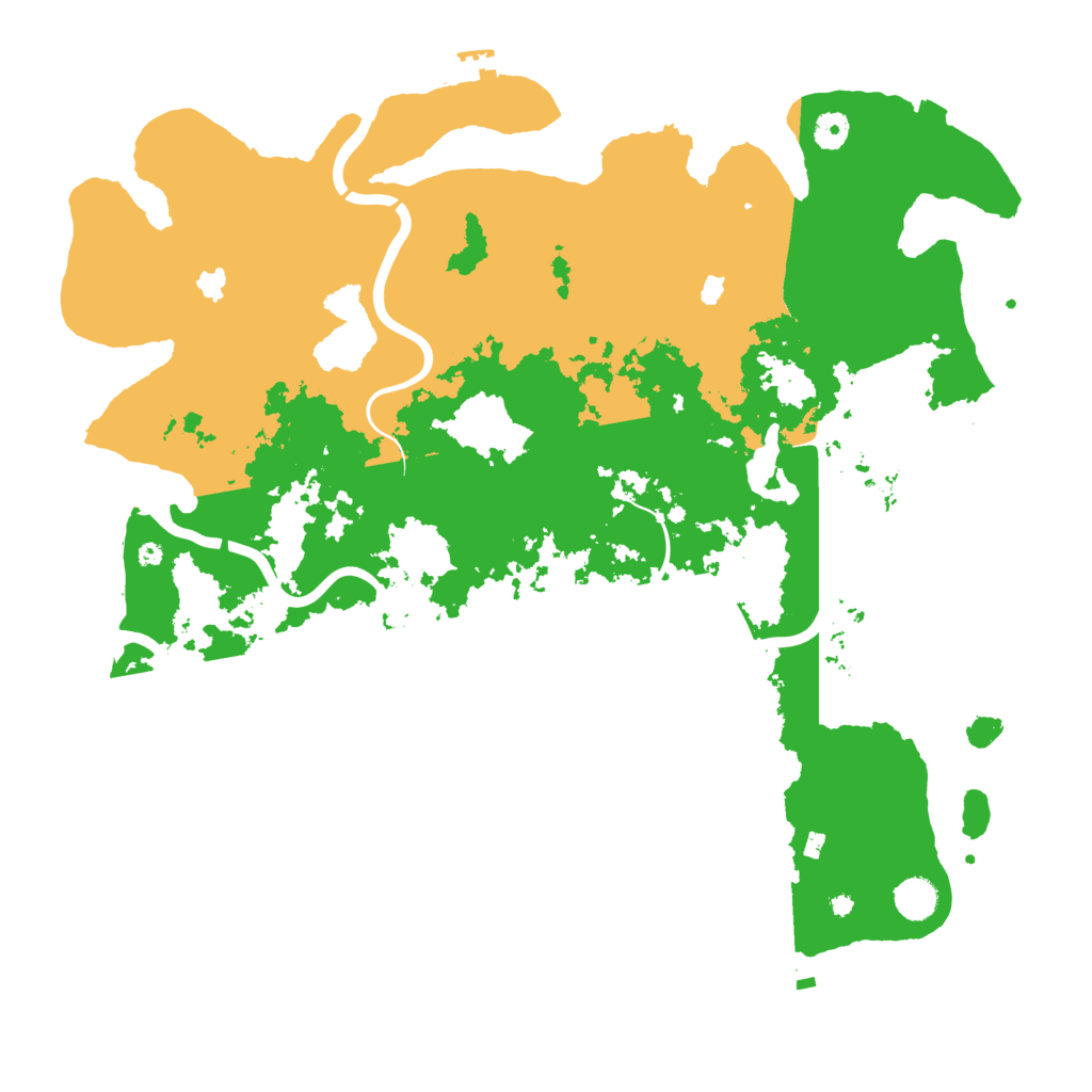 Biome Rust Map: Procedural Map, Size: 4500, Seed: 581892684