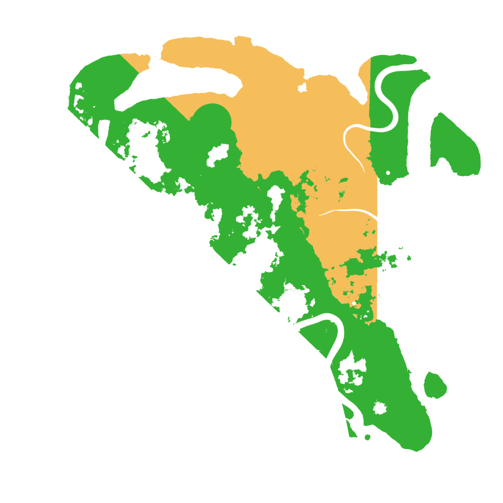 Biome Rust Map: Procedural Map, Size: 3500, Seed: 1192666167