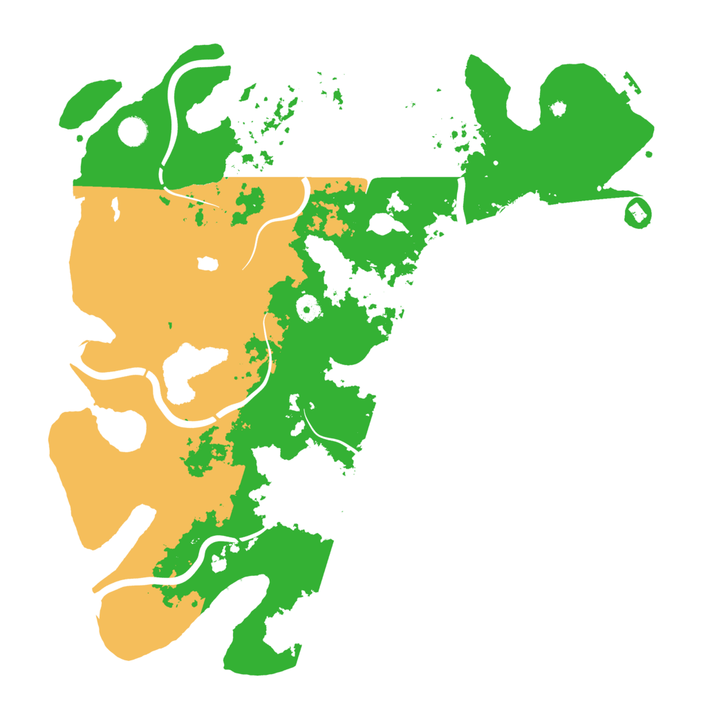Biome Rust Map: Procedural Map, Size: 4250, Seed: 13570