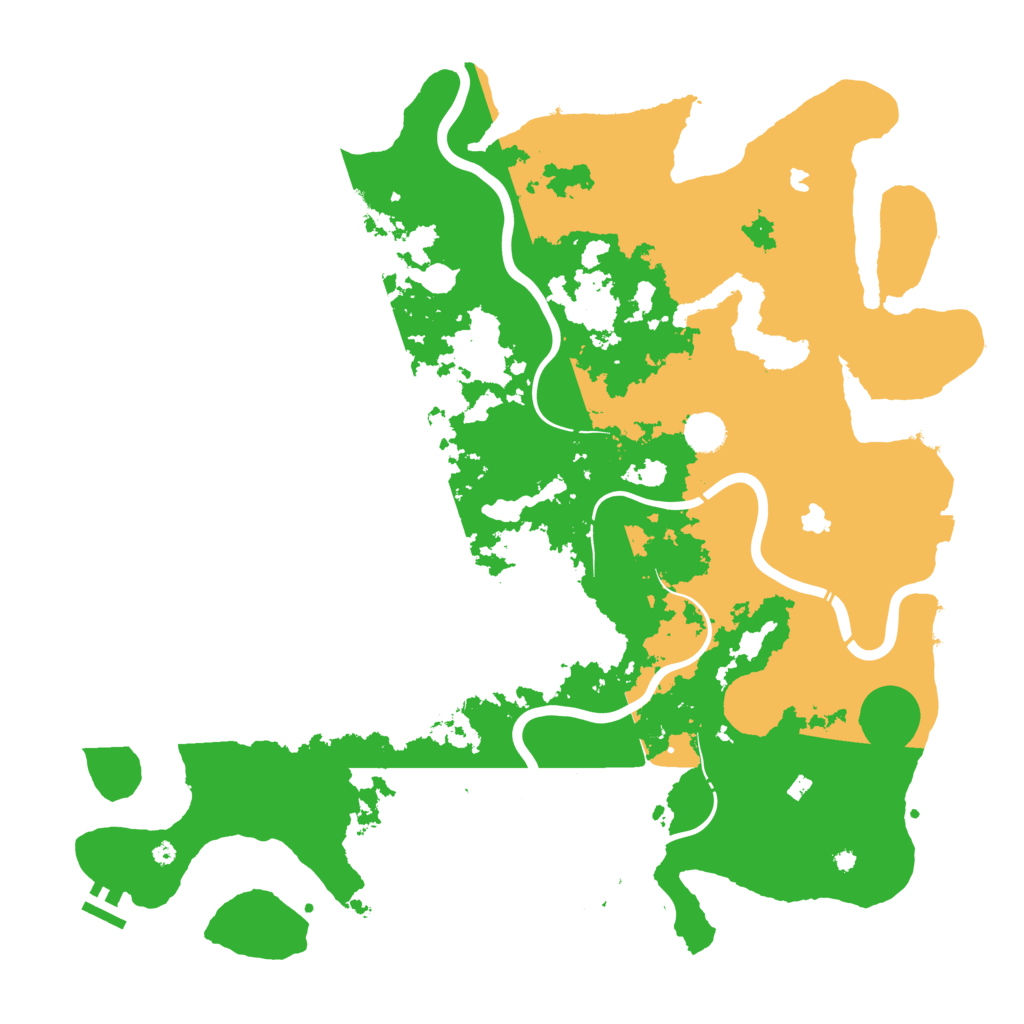 Biome Rust Map: Procedural Map, Size: 4500, Seed: 100414692