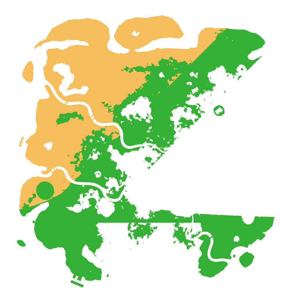 Biome Rust Map: Procedural Map, Size: 4500, Seed: 678739125