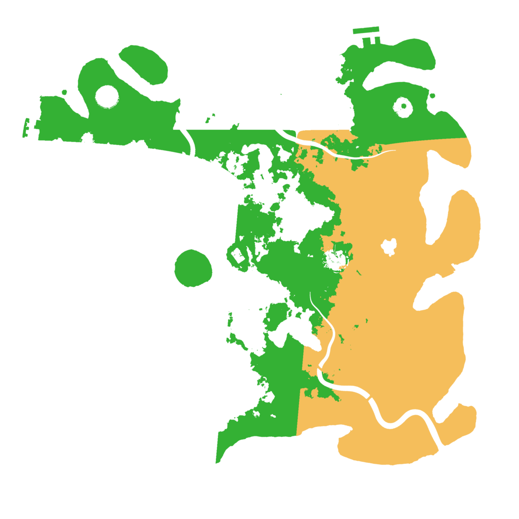 Biome Rust Map: Procedural Map, Size: 4000, Seed: 45676