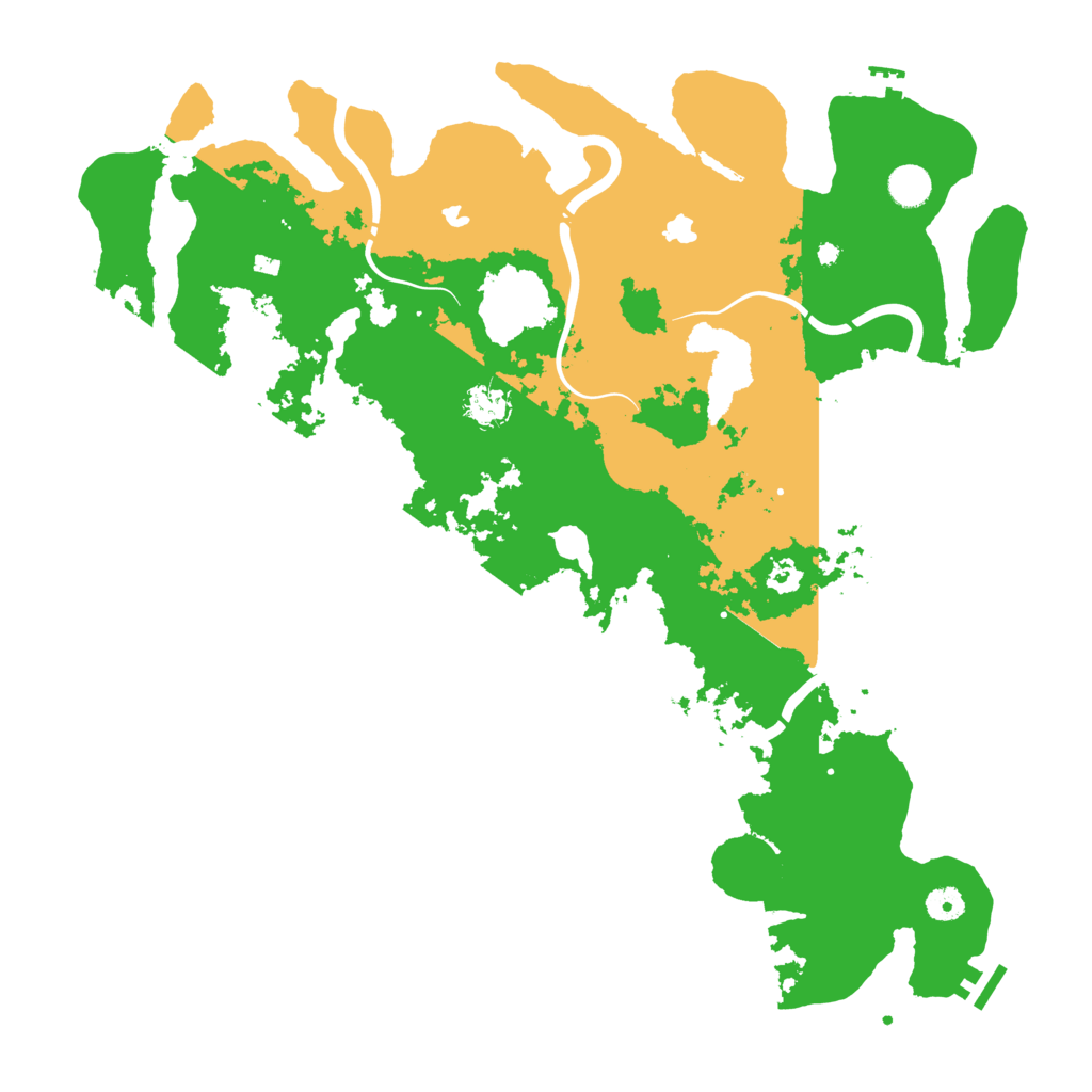 Biome Rust Map: Procedural Map, Size: 4500, Seed: 731272708