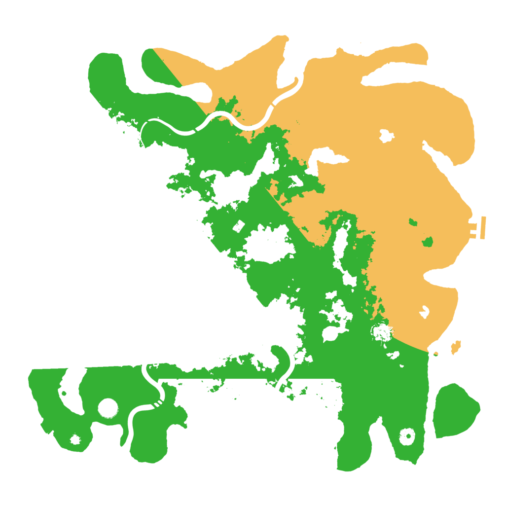 Biome Rust Map: Procedural Map, Size: 4500, Seed: 994900652