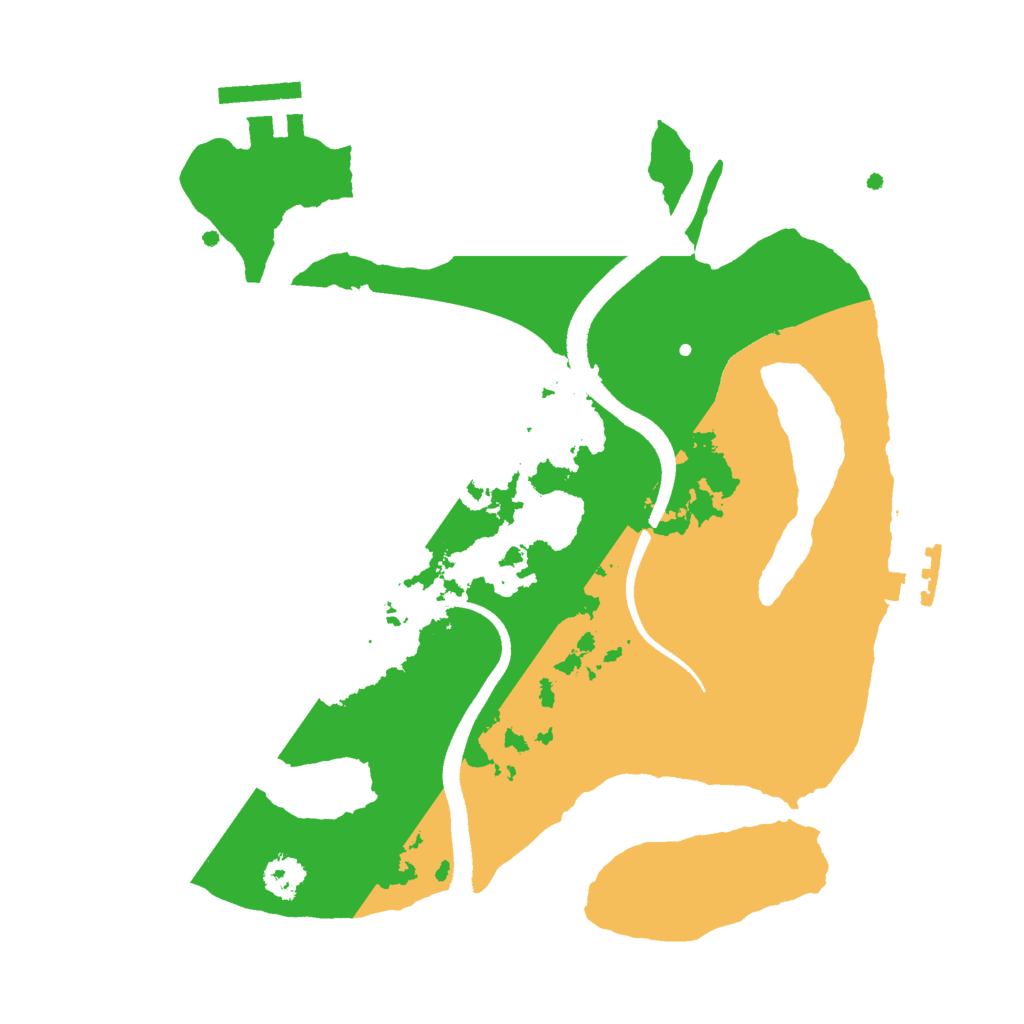 Biome Rust Map: Procedural Map, Size: 2500, Seed: 2060448702