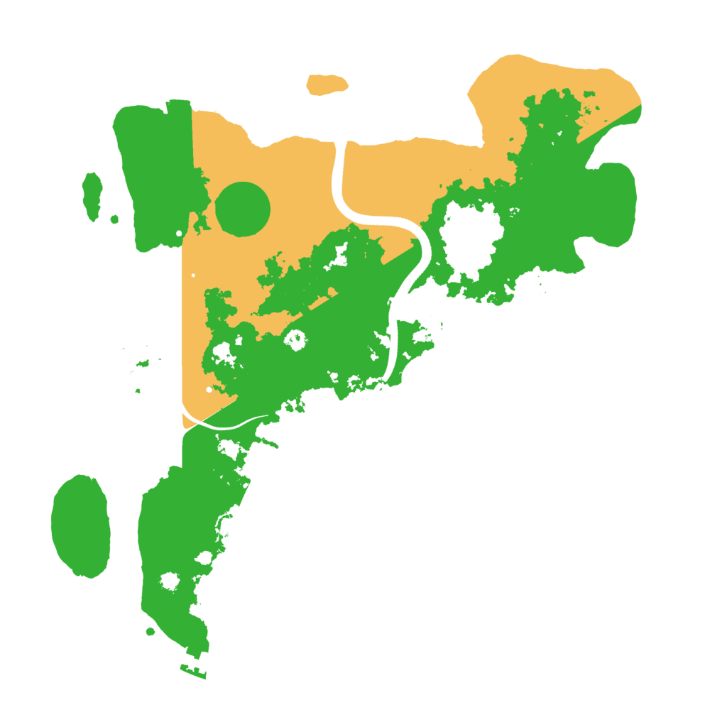 Biome Rust Map: Procedural Map, Size: 3500, Seed: 67236508