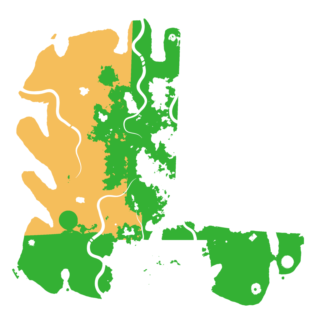 Biome Rust Map: Procedural Map, Size: 4500, Seed: 1047981616