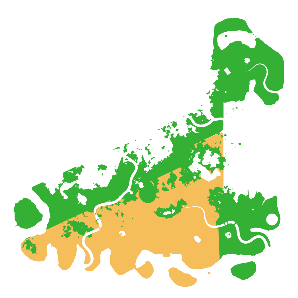 Biome Rust Map: Procedural Map, Size: 4800, Seed: 1618033705