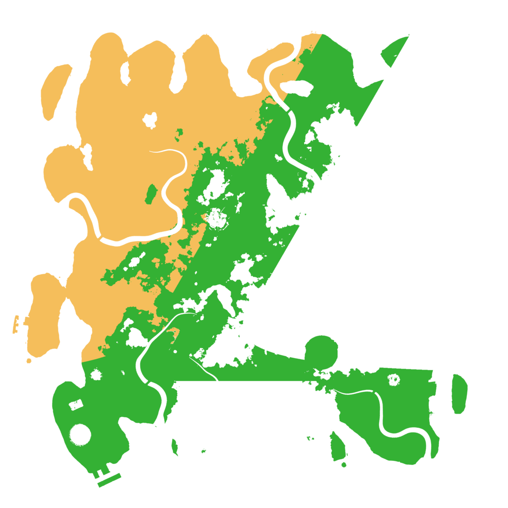 Biome Rust Map: Procedural Map, Size: 4200, Seed: 1454763086