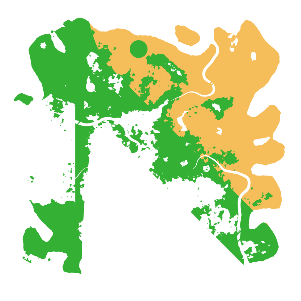 Biome Rust Map: Procedural Map, Size: 4500, Seed: 59355585