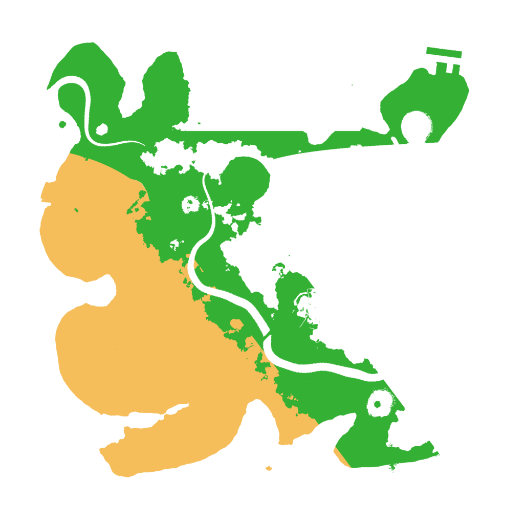 Biome Rust Map: Procedural Map, Size: 3000, Seed: 46541249