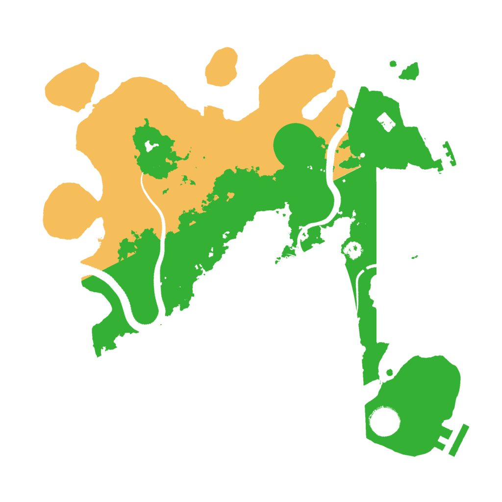 Biome Rust Map: Procedural Map, Size: 3000, Seed: 1803971204