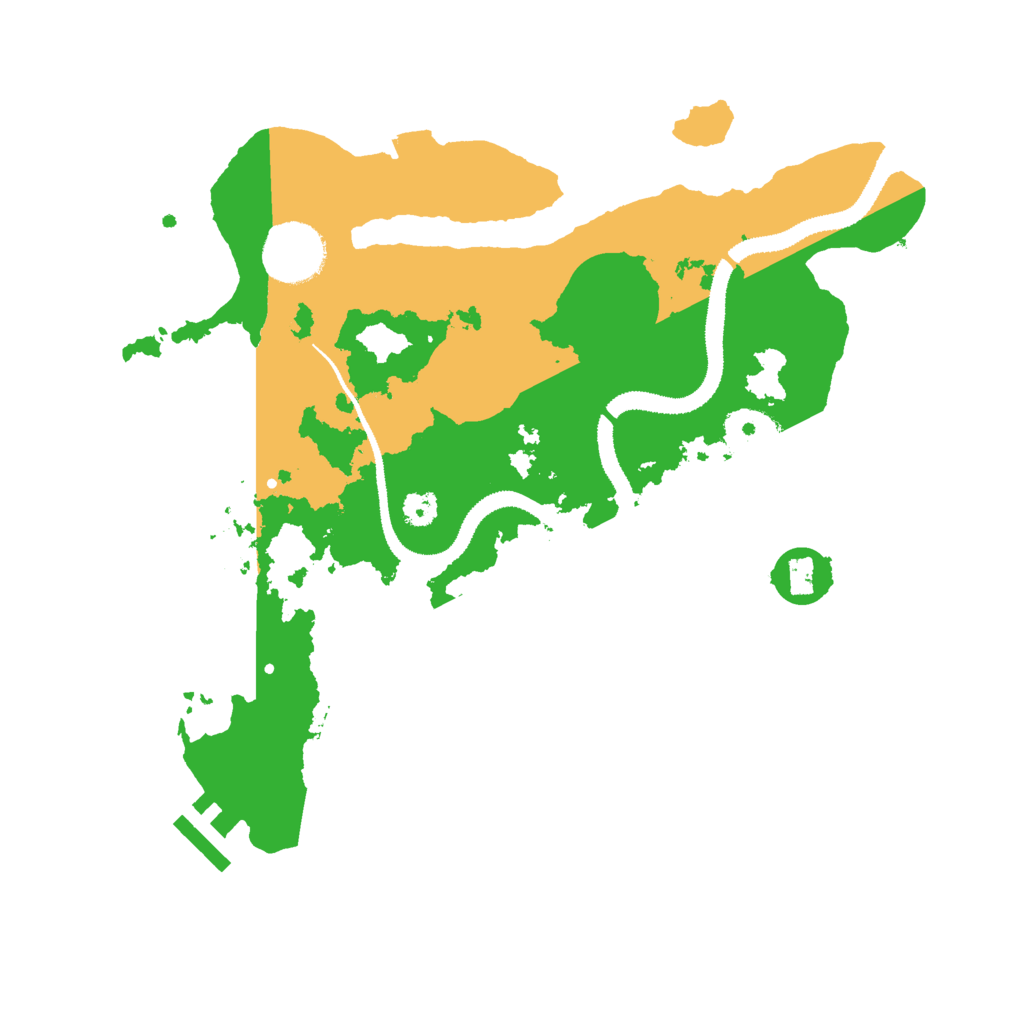 Biome Rust Map: Procedural Map, Size: 3000, Seed: 1591769387