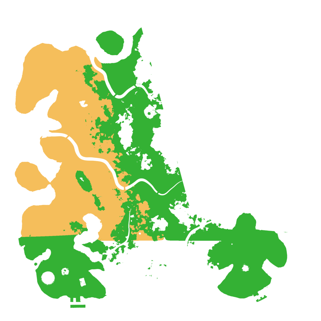 Biome Rust Map: Procedural Map, Size: 4300, Seed: 252654125