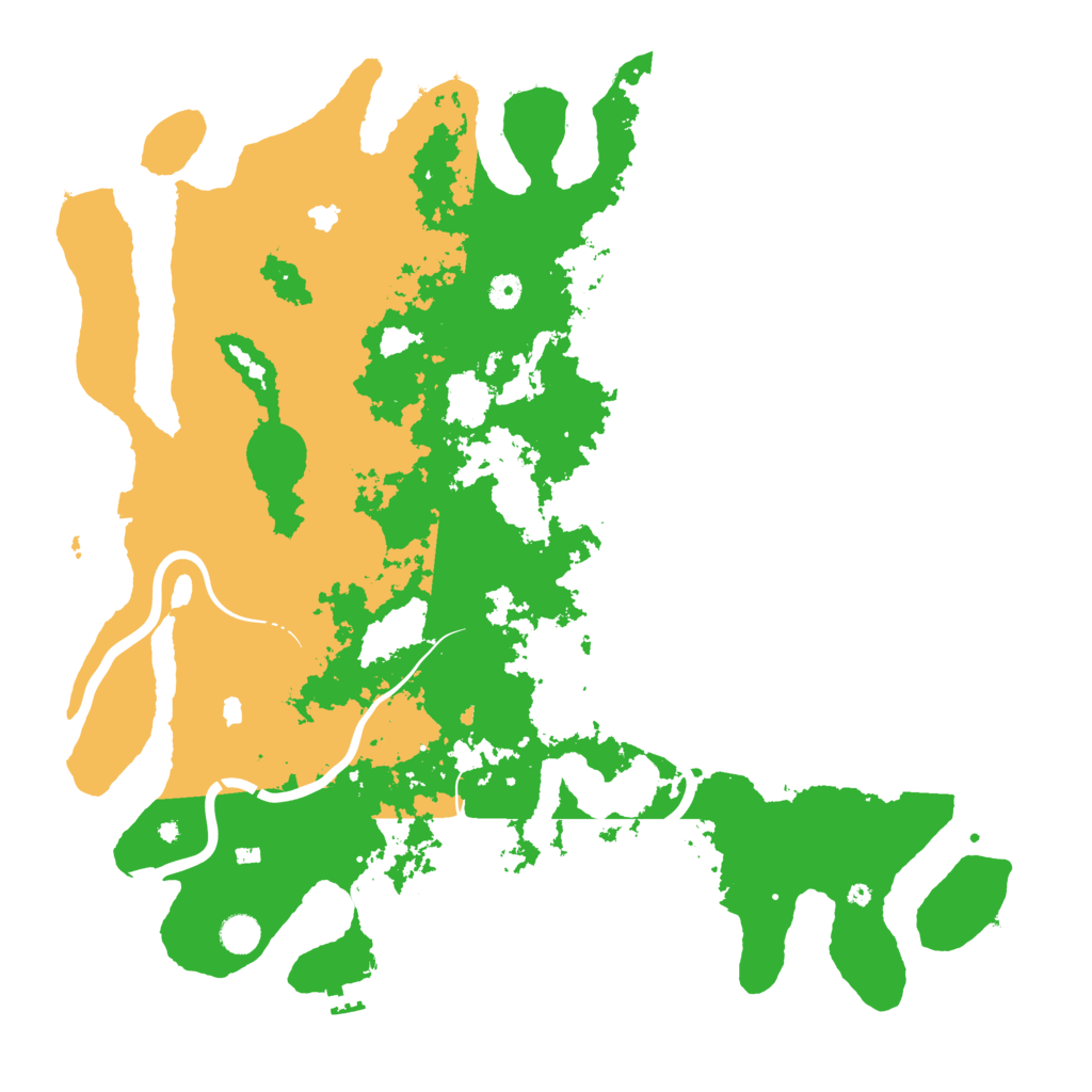 Biome Rust Map: Procedural Map, Size: 4800, Seed: 1080218697
