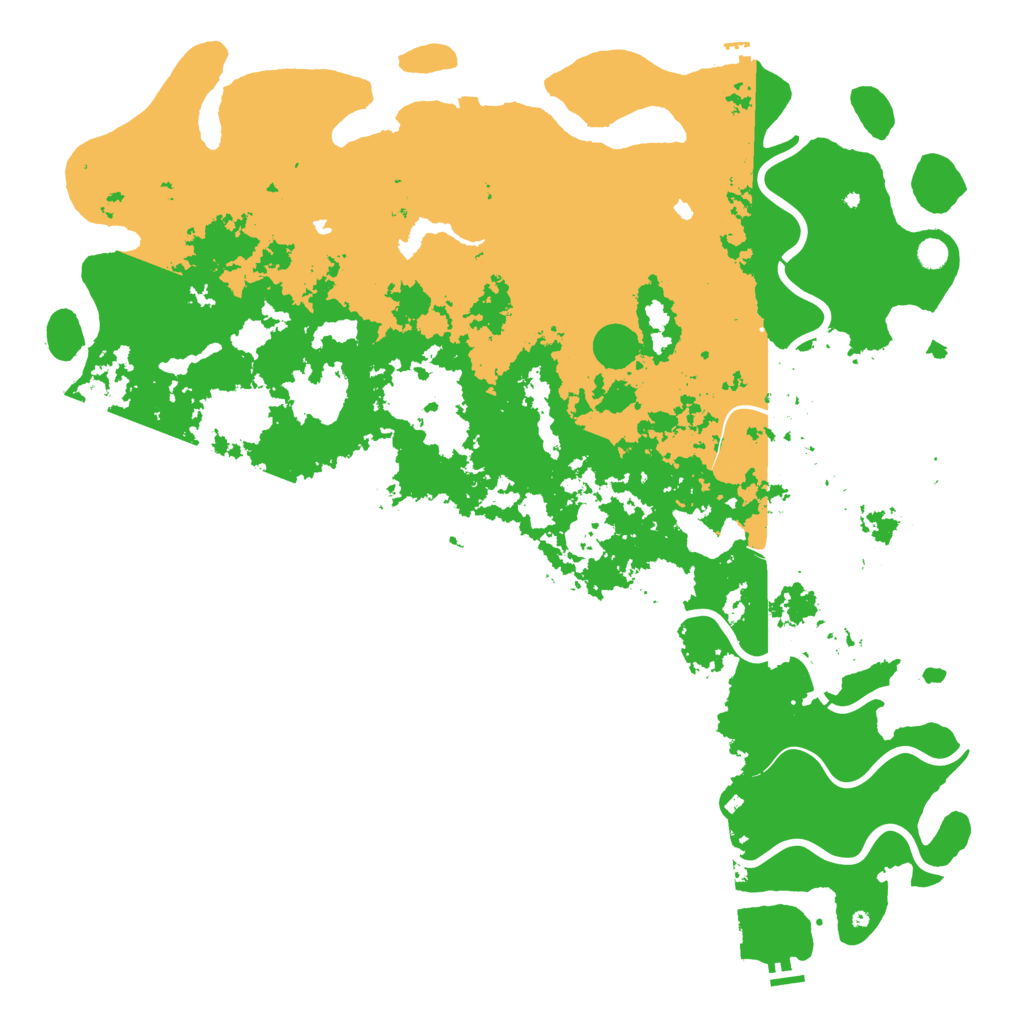 Biome Rust Map: Procedural Map, Size: 6000, Seed: 1639900492
