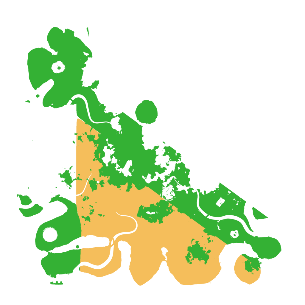 Biome Rust Map: Procedural Map, Size: 3700, Seed: 1023480193