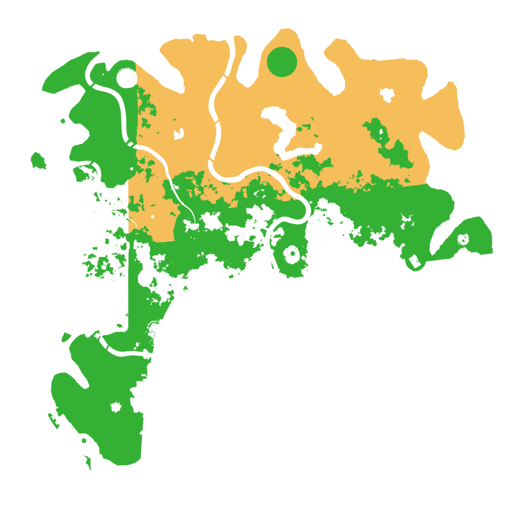 Biome Rust Map: Procedural Map, Size: 4500, Seed: 1059137560