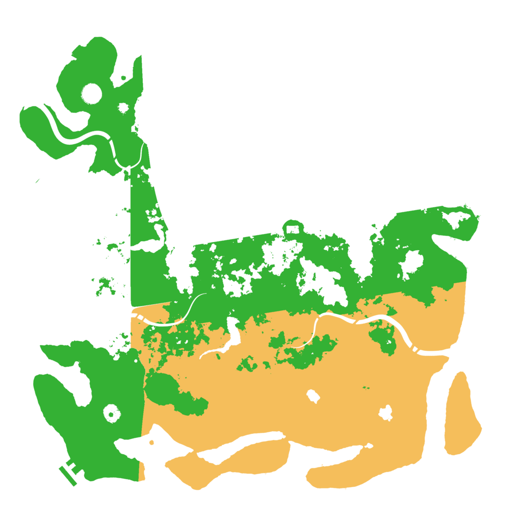 Biome Rust Map: Procedural Map, Size: 4500, Seed: 405557530