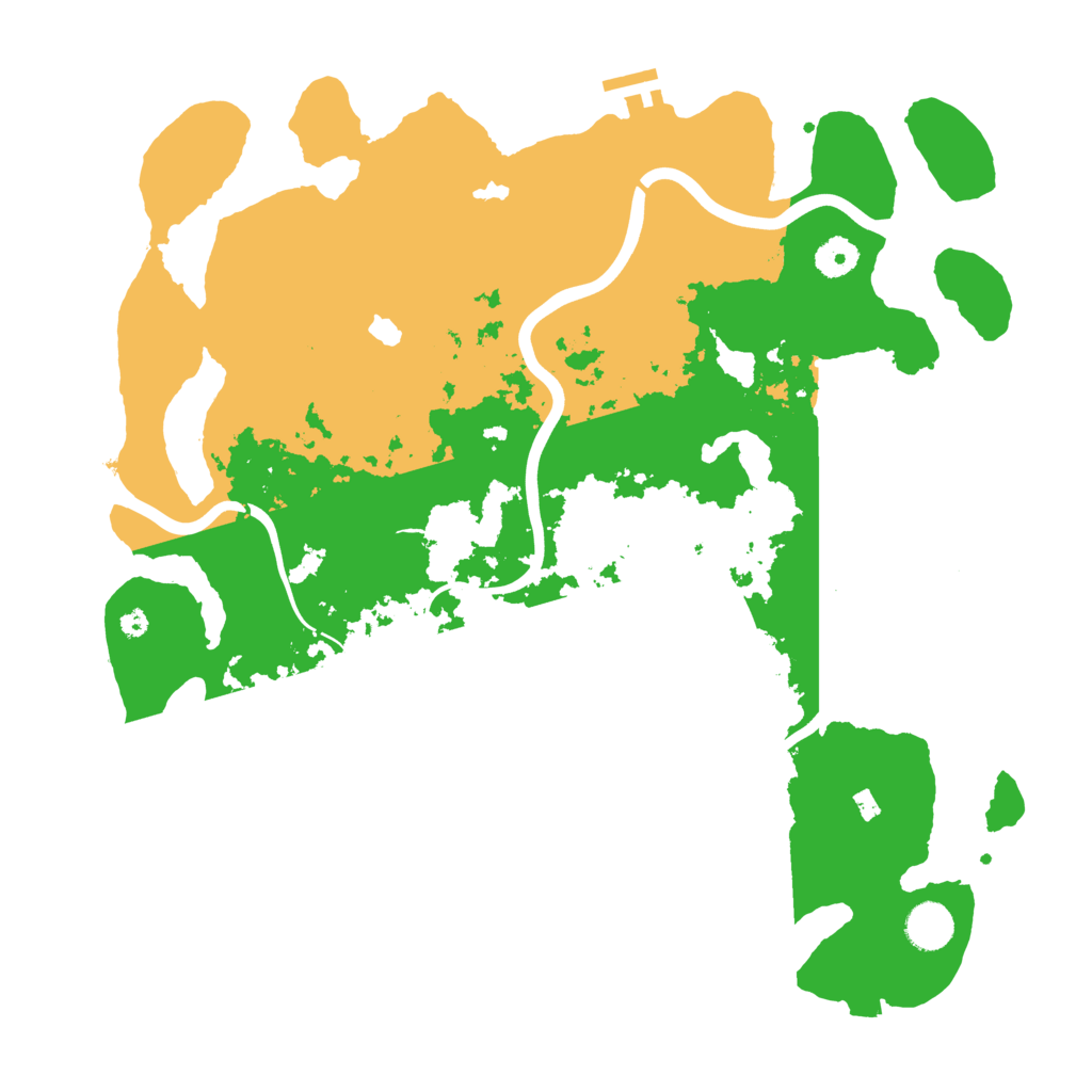 Biome Rust Map: Procedural Map, Size: 4000, Seed: 125089