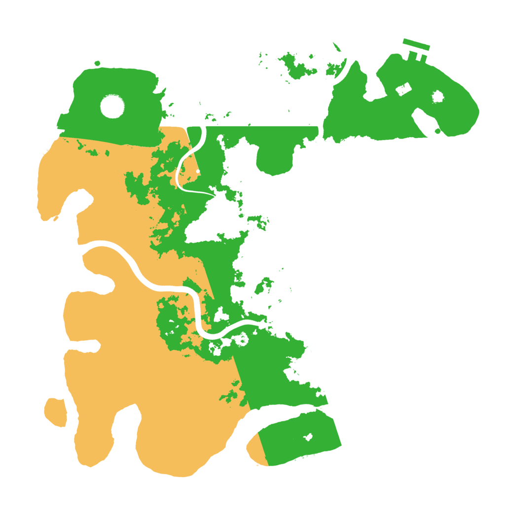 Biome Rust Map: Procedural Map, Size: 3750, Seed: 2083442637