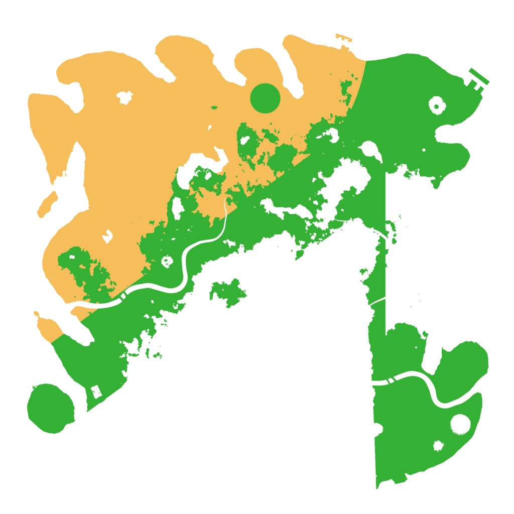 Biome Rust Map: Procedural Map, Size: 4500, Seed: 637726013