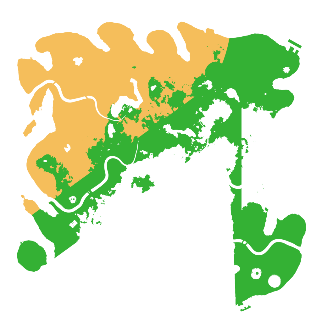 Biome Rust Map: Procedural Map, Size: 4500, Seed: 637726013