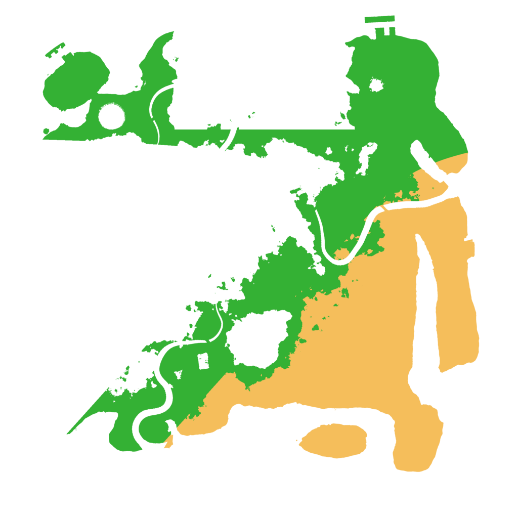 Biome Rust Map: Procedural Map, Size: 3500, Seed: 1867232082