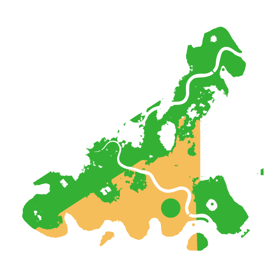 Biome Rust Map: Procedural Map, Size: 3650, Seed: 77202660