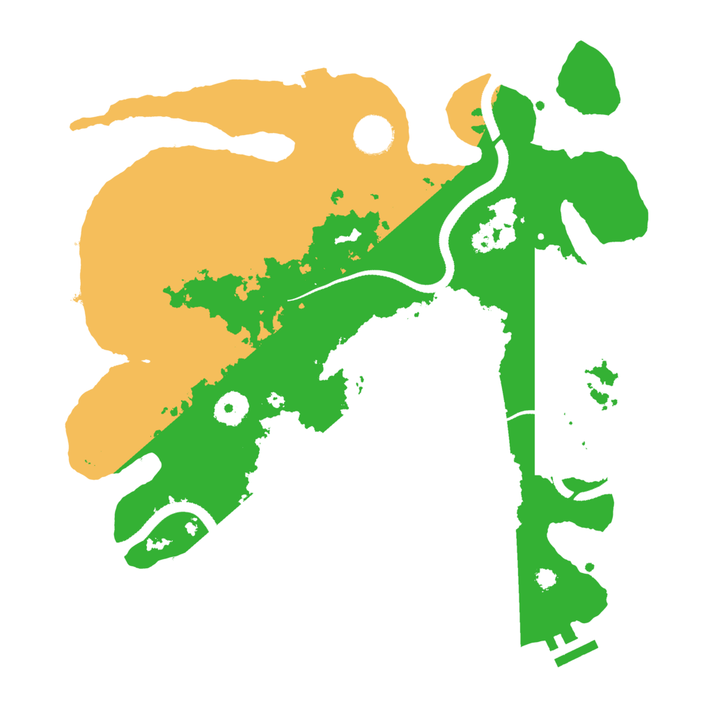 Biome Rust Map: Procedural Map, Size: 3200, Seed: 1044548392