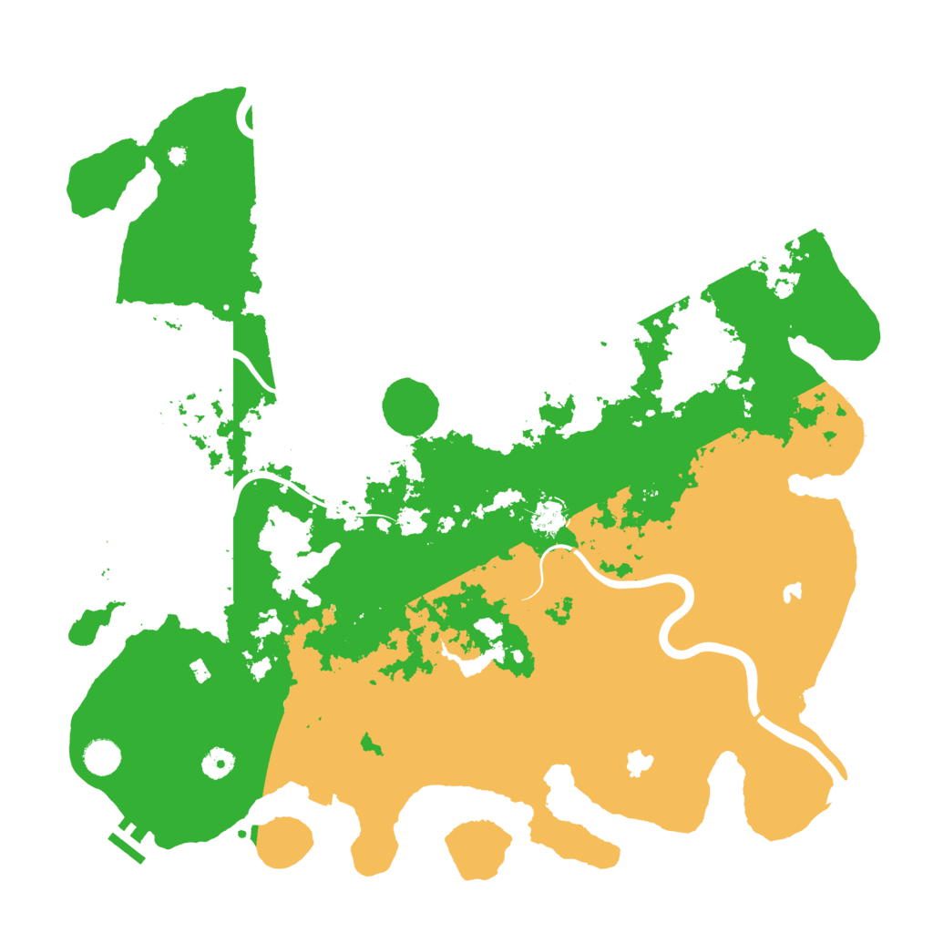 Biome Rust Map: Procedural Map, Size: 4500, Seed: 938995551