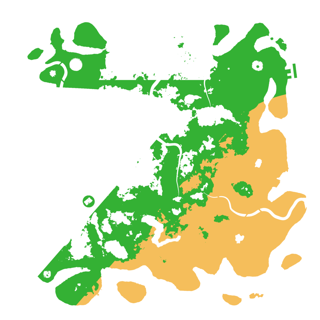 Biome Rust Map: Procedural Map, Size: 4500, Seed: 213415421