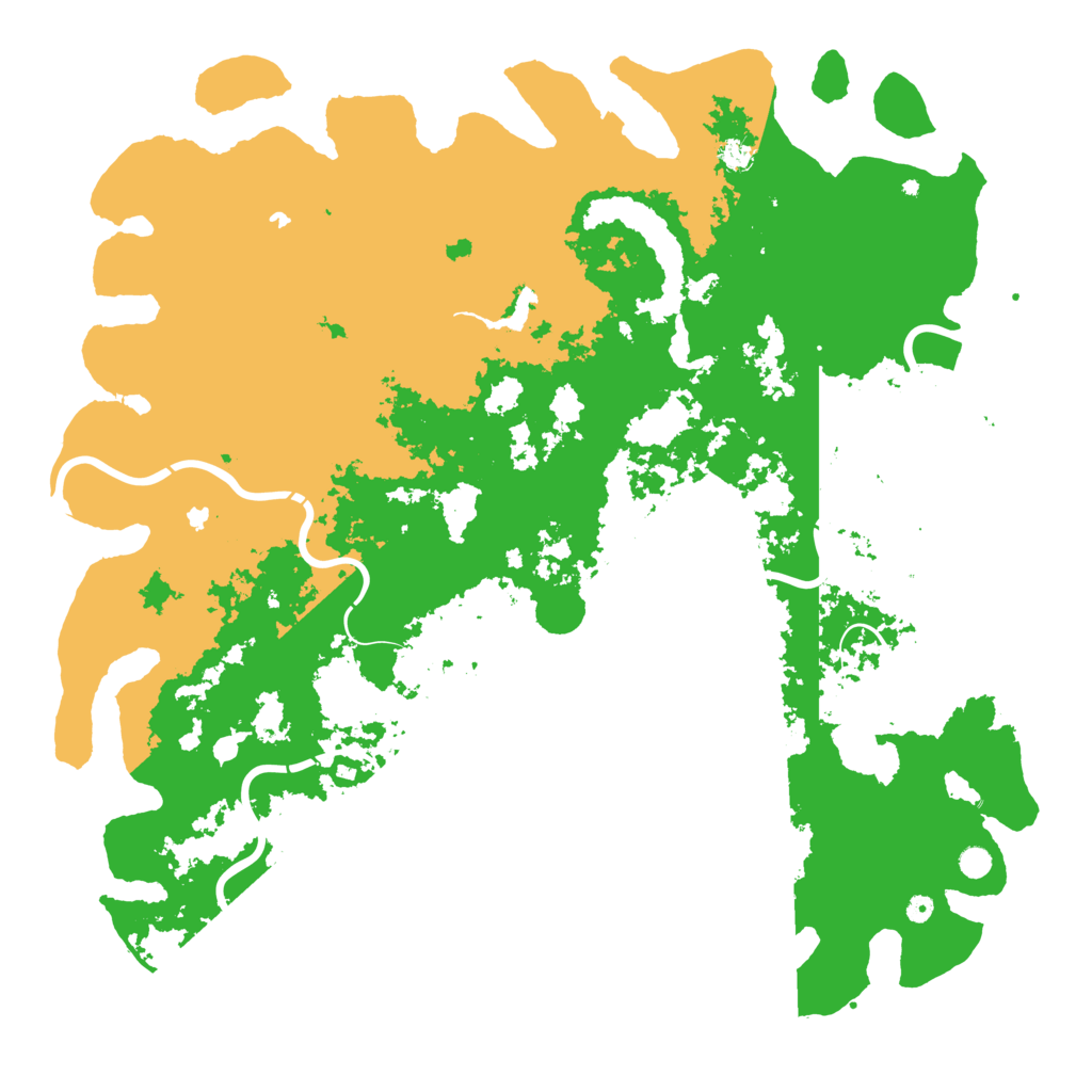 Biome Rust Map: Procedural Map, Size: 6000, Seed: 1627037791