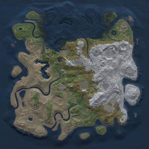 Thumbnail Rust Map: Procedural Map, Size: 4250, Seed: 759400553, 16 Monuments