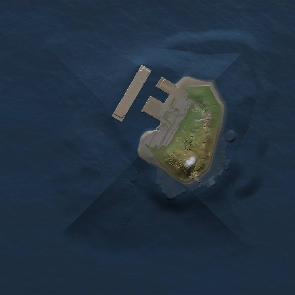 Rust Map: Procedural Map, Size: 1000, Seed: 1700415104, 2 Monuments