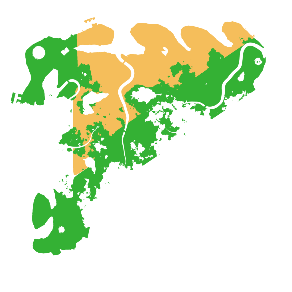 Biome Rust Map: Procedural Map, Size: 4001, Seed: 1146300889