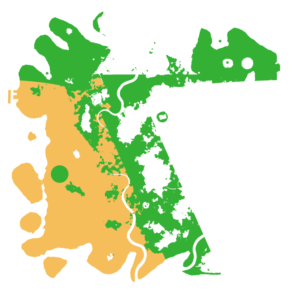 Biome Rust Map: Procedural Map, Size: 4500, Seed: 612466024