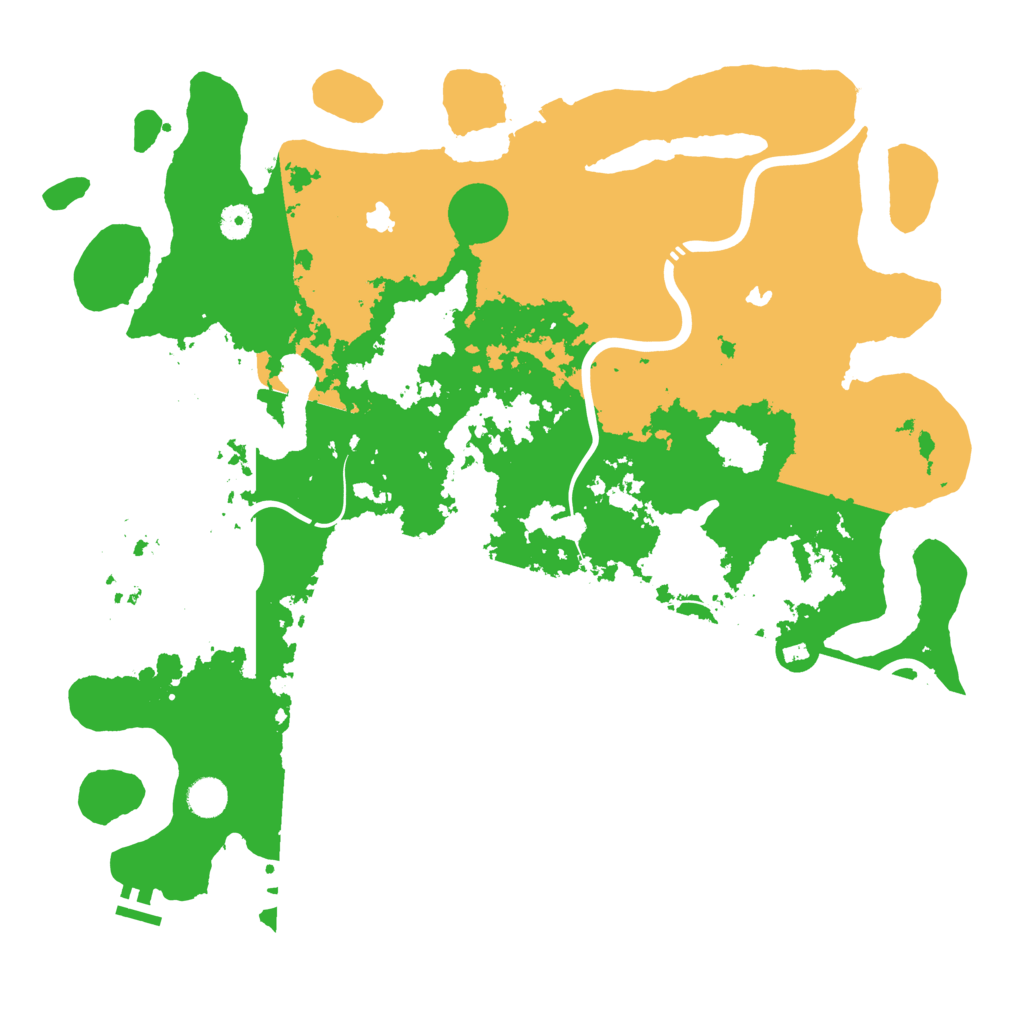 Biome Rust Map: Procedural Map, Size: 4500, Seed: 808689352