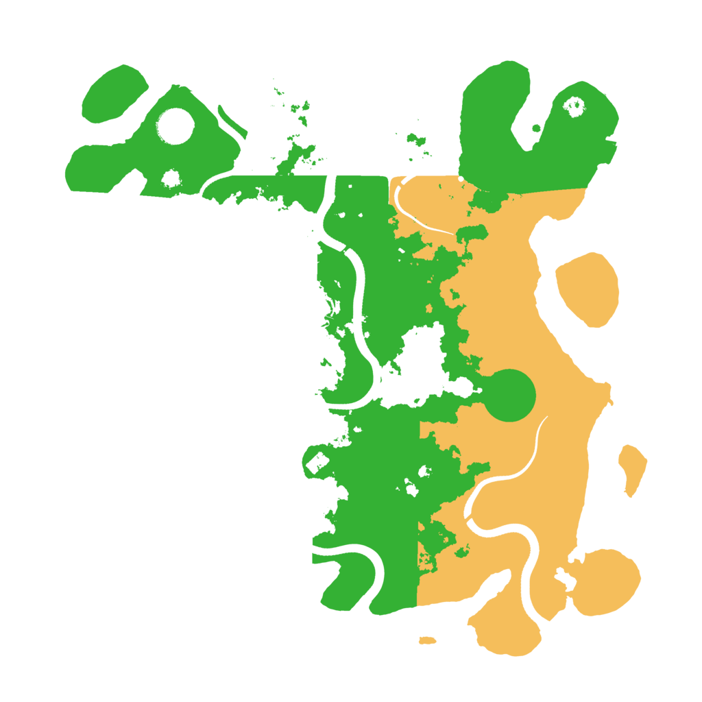 Biome Rust Map: Procedural Map, Size: 3500, Seed: 63188219