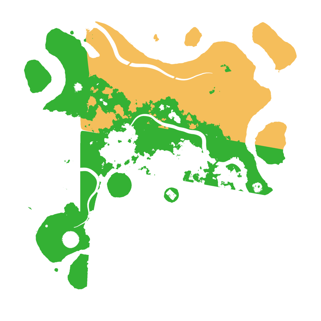 Biome Rust Map: Procedural Map, Size: 3500, Seed: 1263052700