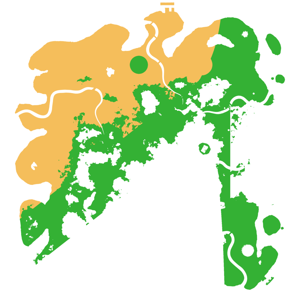 Biome Rust Map: Procedural Map, Size: 4500, Seed: 469072092