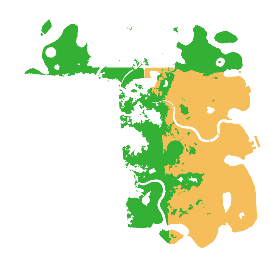 Biome Rust Map: Procedural Map, Size: 4500, Seed: 571411002