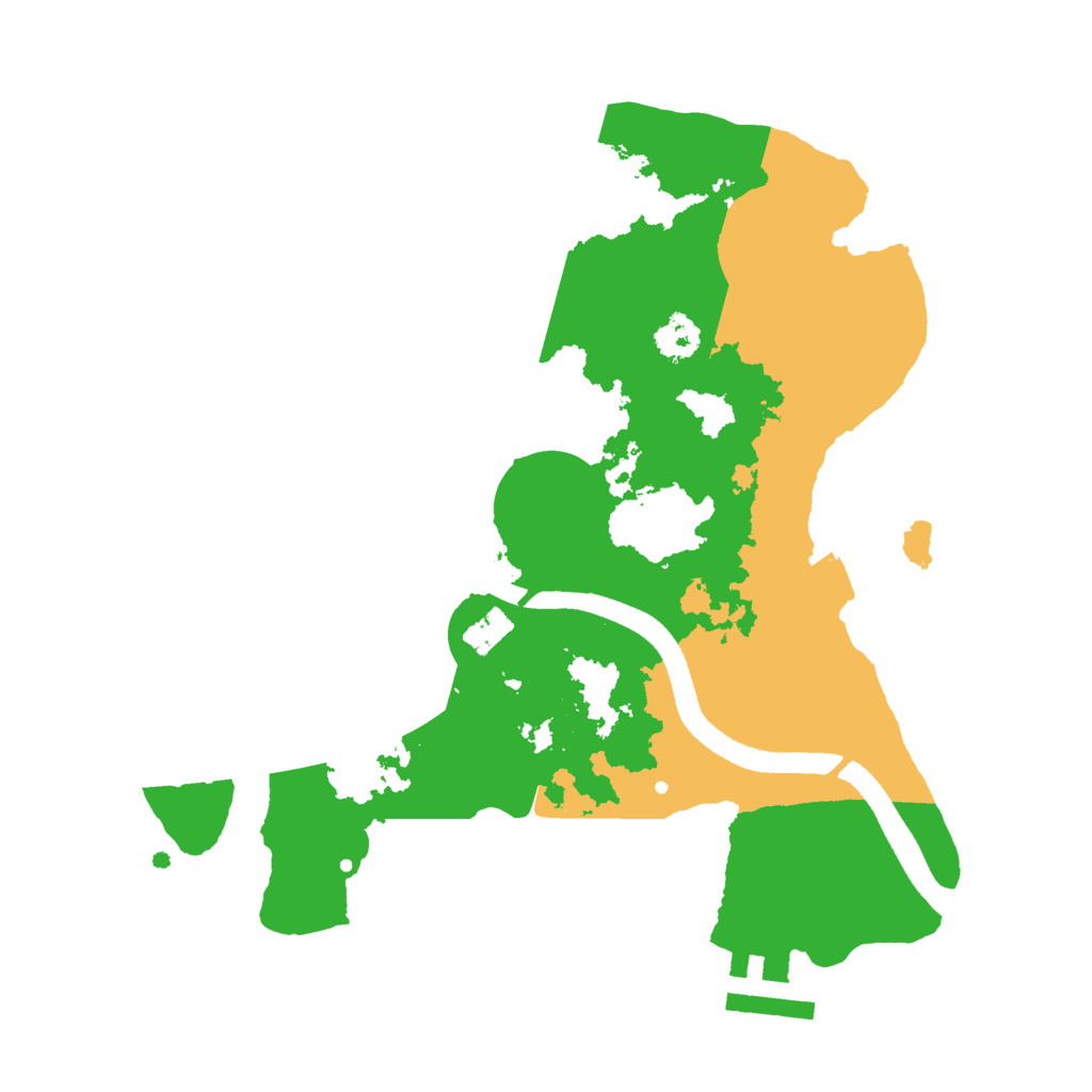Biome Rust Map: Procedural Map, Size: 2500, Seed: 1672878787