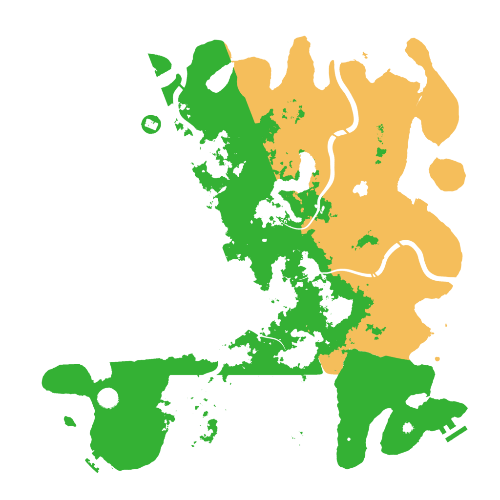 Biome Rust Map: Procedural Map, Size: 4250, Seed: 1284186358