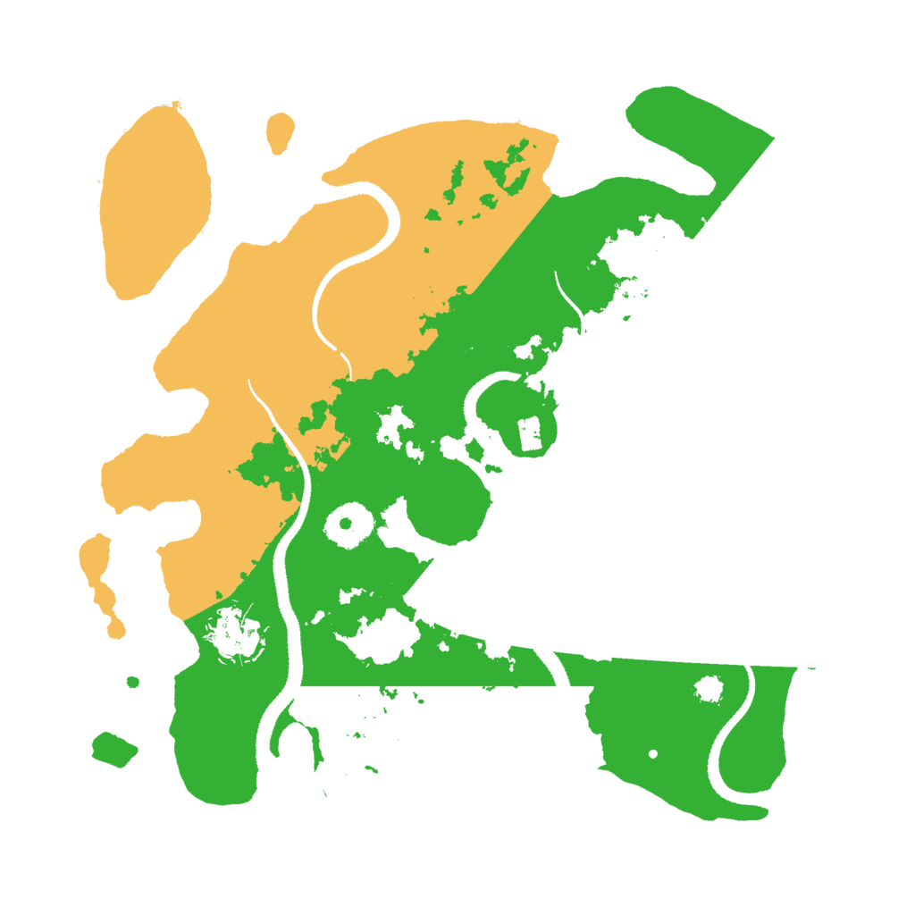 Biome Rust Map: Procedural Map, Size: 3000, Seed: 17198