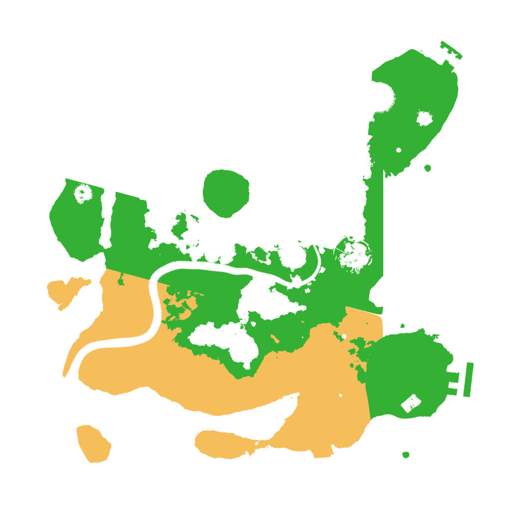 Biome Rust Map: Procedural Map, Size: 3000, Seed: 1148068706