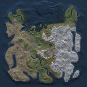 Thumbnail Rust Map: Procedural Map, Size: 4250, Seed: 1505575057, 16 Monuments