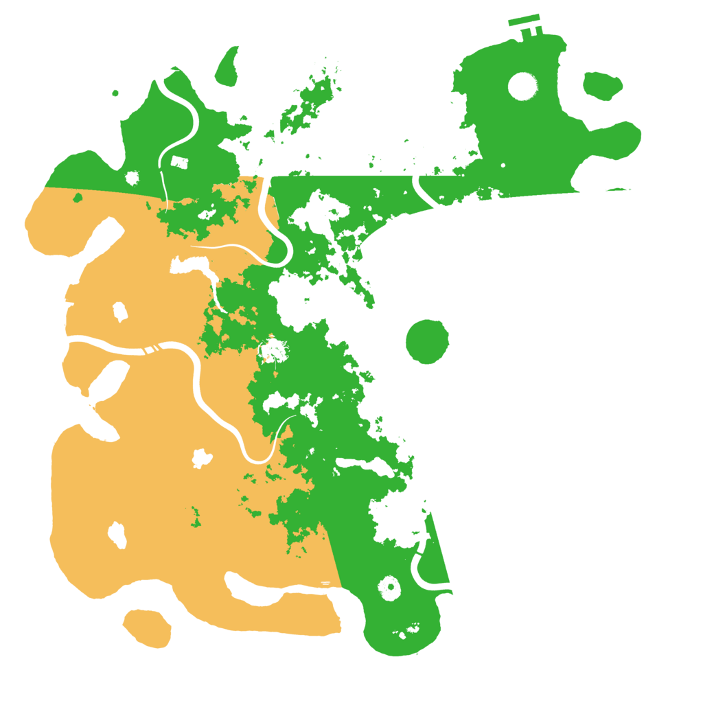 Biome Rust Map: Procedural Map, Size: 4500, Seed: 1459850021